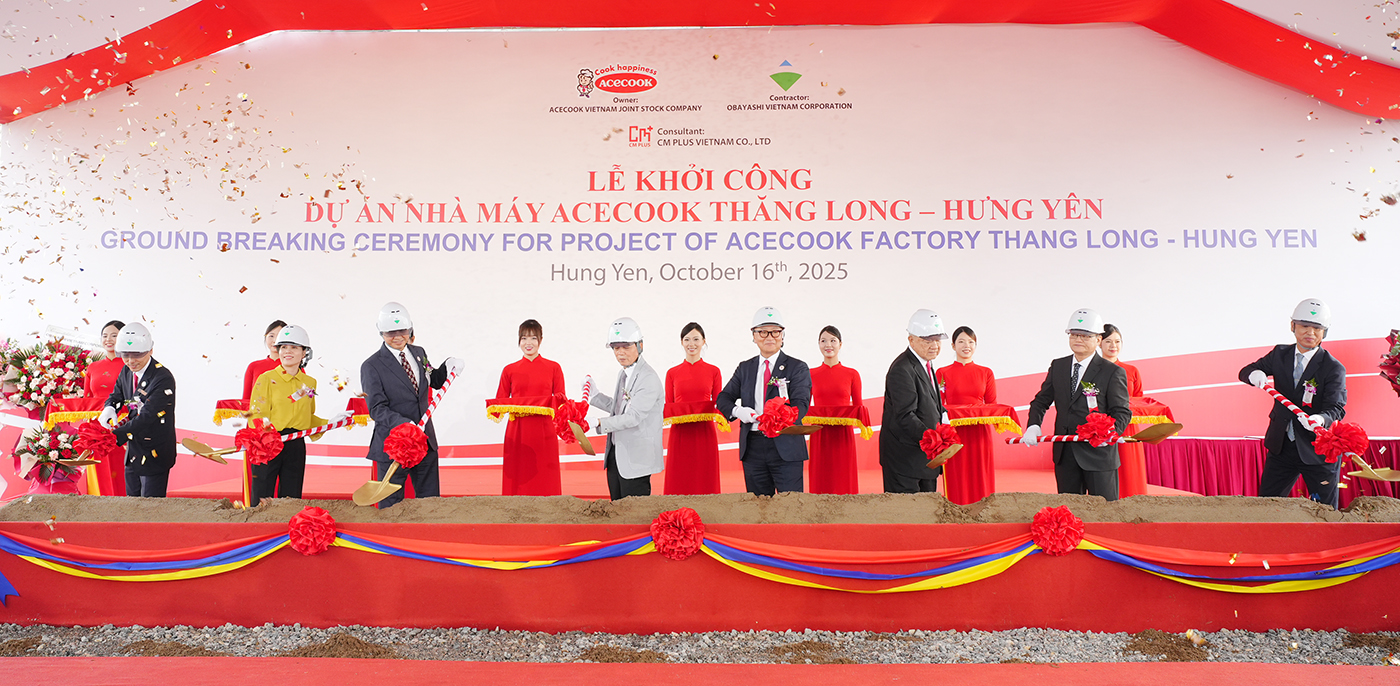 Acecook Việt Nam khởi công Nhà máy Thăng Long - Bước tiến mới trong hành trình vươn tầm thế giới

